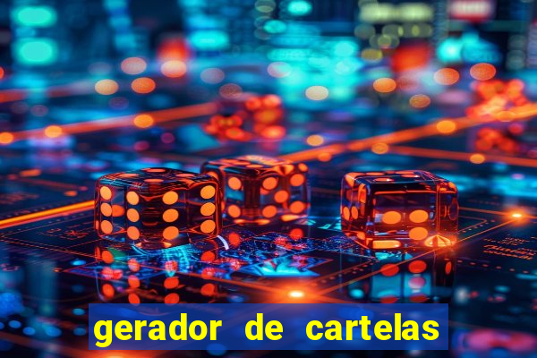 gerador de cartelas de bingo 1 a 99